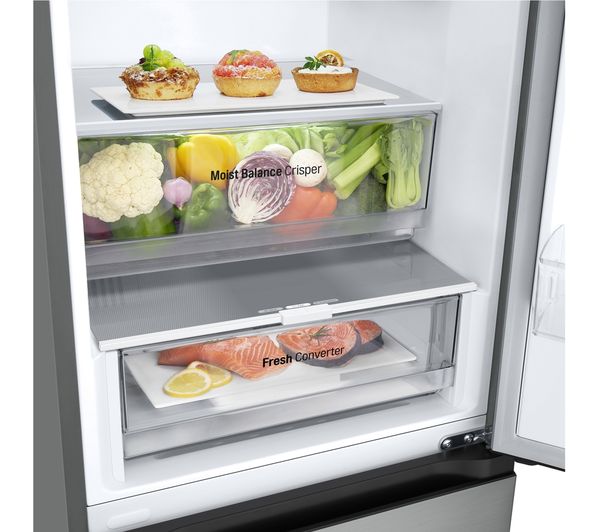 GBV3200CPY - LG NatureFRESH GBV3200CPY 70/30 Fridge Freezer - Silver ...