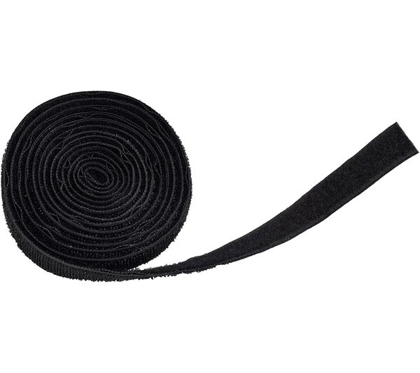 D Line Cable Tidy Hook Loop Band 20 Mm 12 M Black