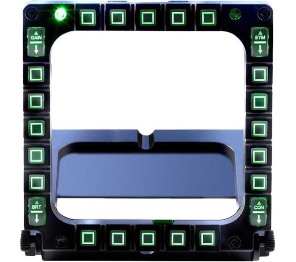 An image of THRUSTMASTER MFD Cougar USB Cockpit Panel - Pack of 2, Black