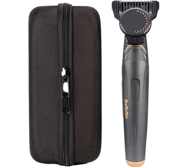 Image of BABYLISS Graphite Precision Dry Beard Timmer - Black & Gold