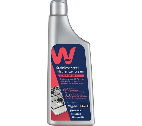 An image of WPRO Stainless Steel Cleaner Cream 250ml