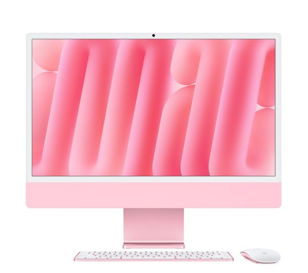 APPLE iMac 4.5K 24" (2024) - M4, 256 GB SSD, Pink