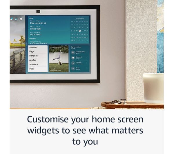 Echo Show 15 | Schermo Intelligente 15,6" Full HD | Con Alexa E Fire TV | Telecomando Incluso | Videochiamate