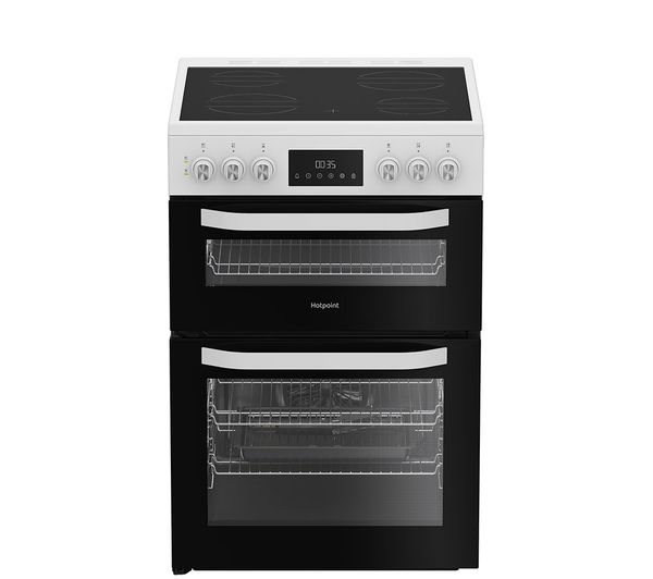 Hotpoint Hde6vdw 60 Cm Electric Ceramic Cooker White