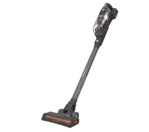 An image of BLACK + DECKER PowerSeries+ BHFEA18D1-GB Cordless Vacuum Cleaner - Grey & Orange