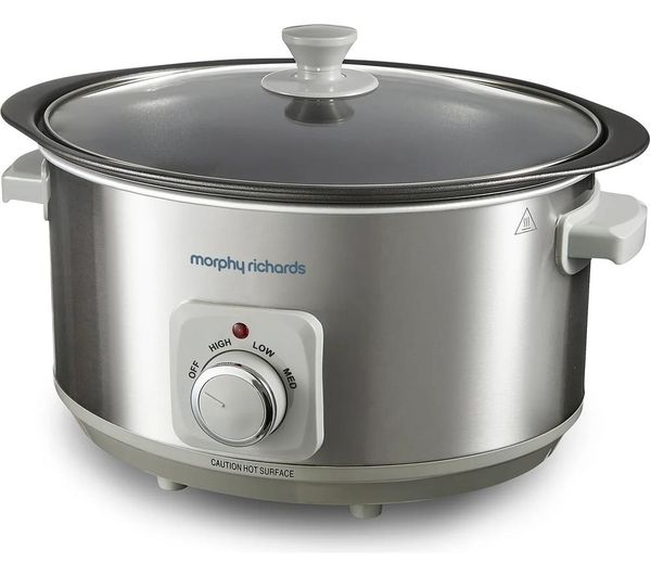 MORPHY RICHARDS Sear & Stew 461014 Slow Cooker - Stainless Steel