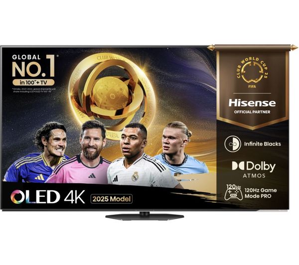 HISENSE A85Q 65" OLED 4K Smart AI TV with Freely - 65A85QTUK