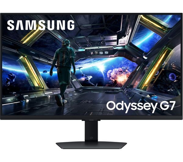 An image of SAMSUNG Odyssey G7 4K Ultra HD 32" IPS LCD Refurbished Gaming Monitor - Black (Excellent Condition)