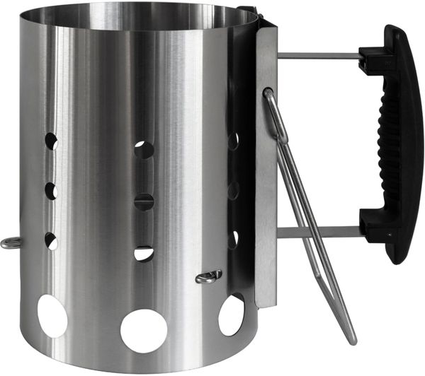 An image of GEORGE FOREMAN Quick-Fire Chimney BBQ Starter - 14 cm