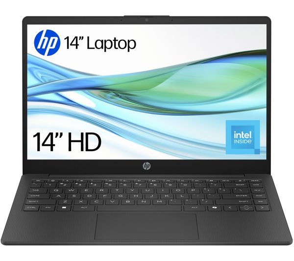 An image of HP 14-ep2500sa 14" Laptop - Intel® N150, 128 GB UFS, Jet Black