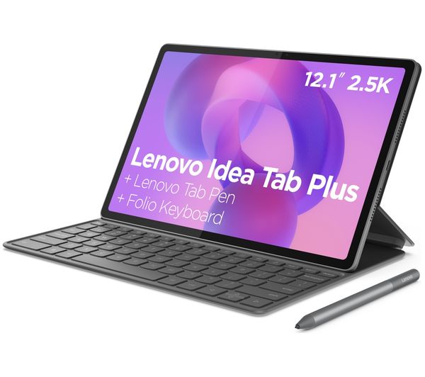 An image of LENOVO Idea Tab Plus 12.1" Tablet - 256 GB, Luna Grey