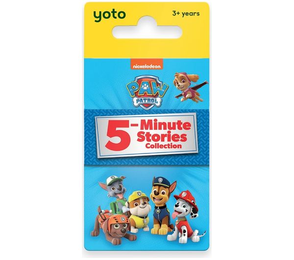 An image of YOTO Paw Patrol 5 Minute Stories Audio Player Card