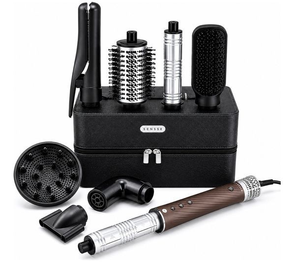 An image of SENSSE SNSEPMS01 Plasma 8-in-1 Hair Styler - Chocolate Brown