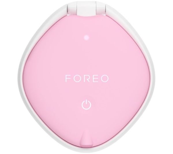An image of FOREO FLIP Play Red Light Hairbrush - Tickle Me Pink