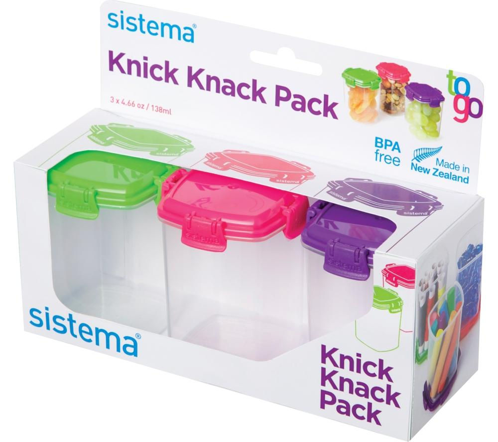 SISTEMA Knick Knack Square 138 ml Boxes review