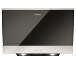 HOTPOINT PHVP 6.6F LM K Canopy Cooker Hood - Black
