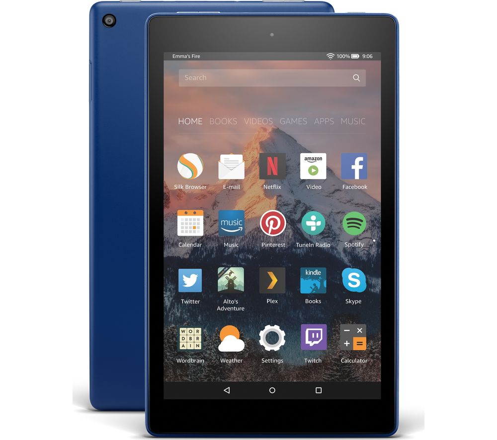 AMAZON Fire HD 8 Tablet with Alexa (2017) - 32 GB, Marine ...