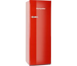 MONTPELLIER MAB340R Tall Fridge - Red