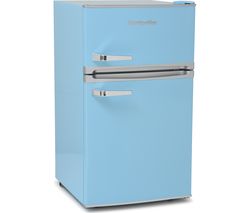 MONTPELLIER Retro MAB2031PB Undercounter Fridge Freezer - Blue