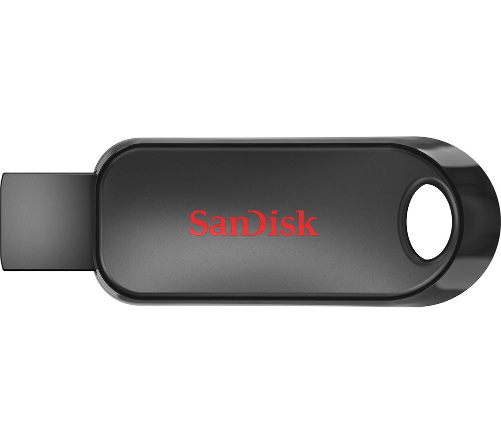 SANDISK Cruzer Snap USB 2.0 Memory Stick - 64 GB, Black & Red