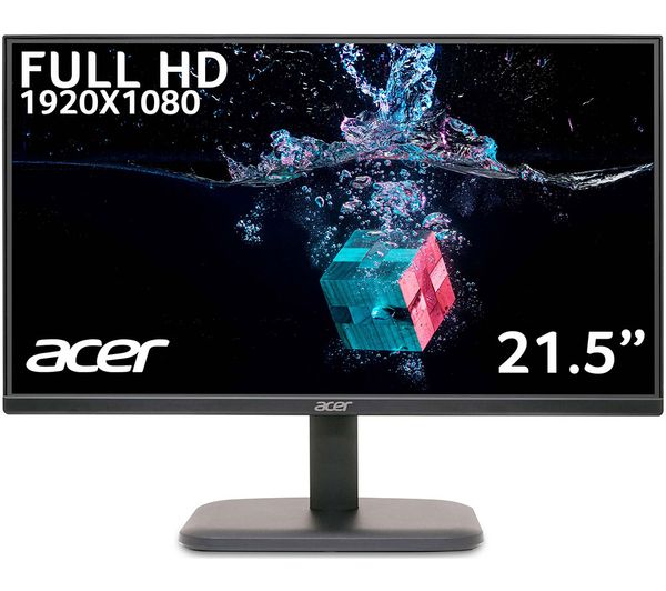 Acer Ek220qh3bi Full Hd 215 Va Lcd Monitor Black