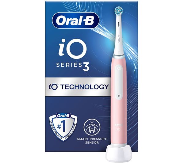 Oral B Io 3 Electric Toothbrush Blush Pink