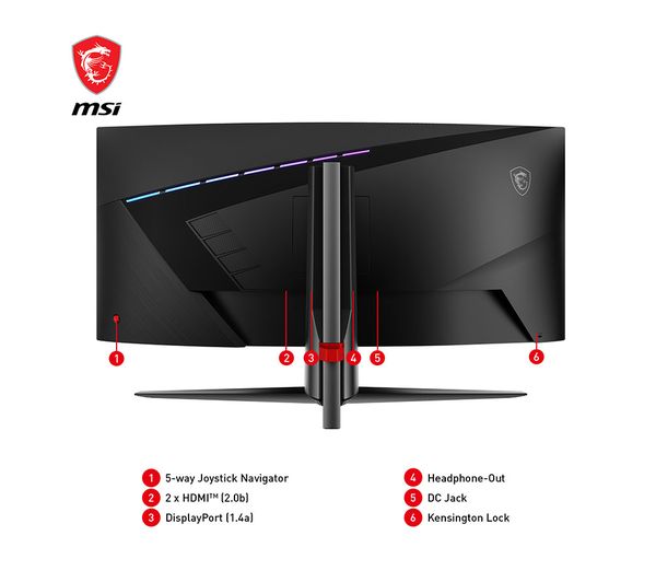 MSI MAG 345CQR Ultra Wide Quad HD 34