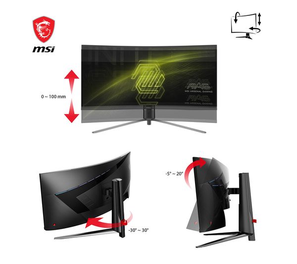MSI MAG 345CQR Ultra Wide Quad HD 34