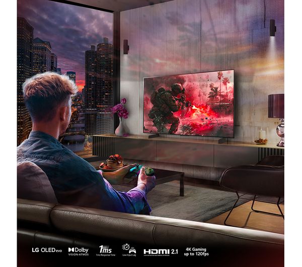 LG OLED42C44LA 42 Smart 4K Ultra HD HDR OLED TV With Amazon Alexa 