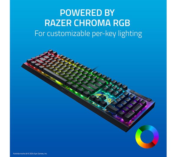 キーボード RAZER BLACKWIDOW GOLD RAZER Blackwidow V4 X Mechanical Gaming Keyboard - Fortnite