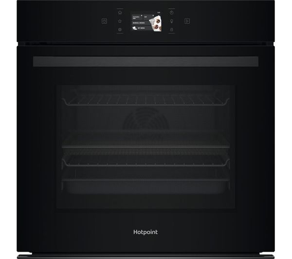 Hotpoint Class 8 Activemultiflow Hoi98pt2sbuk Electric Pyrolytic Steam Oven Black