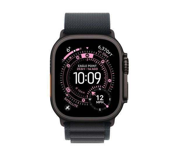 APPLE Watch Ultra 3 Cellular - 49 mm Black Titanium Case with