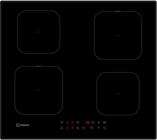 An image of INDESIT IS F 18Q60 NE 59 cm Electric Induction Hob - Black