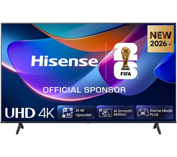 An image of HISENSE A6S 58" LED 4K HDR Smart TV with Freely - 58A6STUK