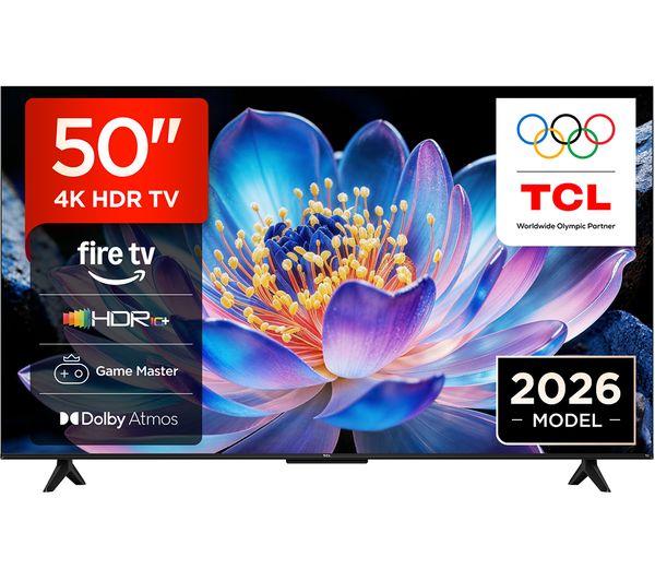 An image of TCL V6D 50" LED 4K HDR Smart Fire TV 2026 - 50V6D-UK
