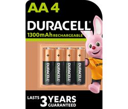 AA NiMH Rechargeable Batteries - Pack of 4