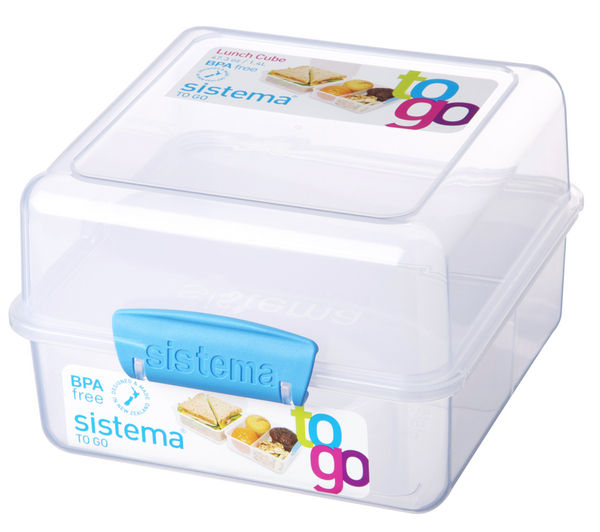 SISTEMA 1.4-litre Lunch Cube to Go, Pink