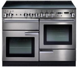 RANGEMASTER Professional+ 110 Electric Range Cooker - Stainless Steel & Chrome