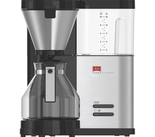 Buy MELITTA AromaElegance Filter Coffee Machine - Black & Stainless ...