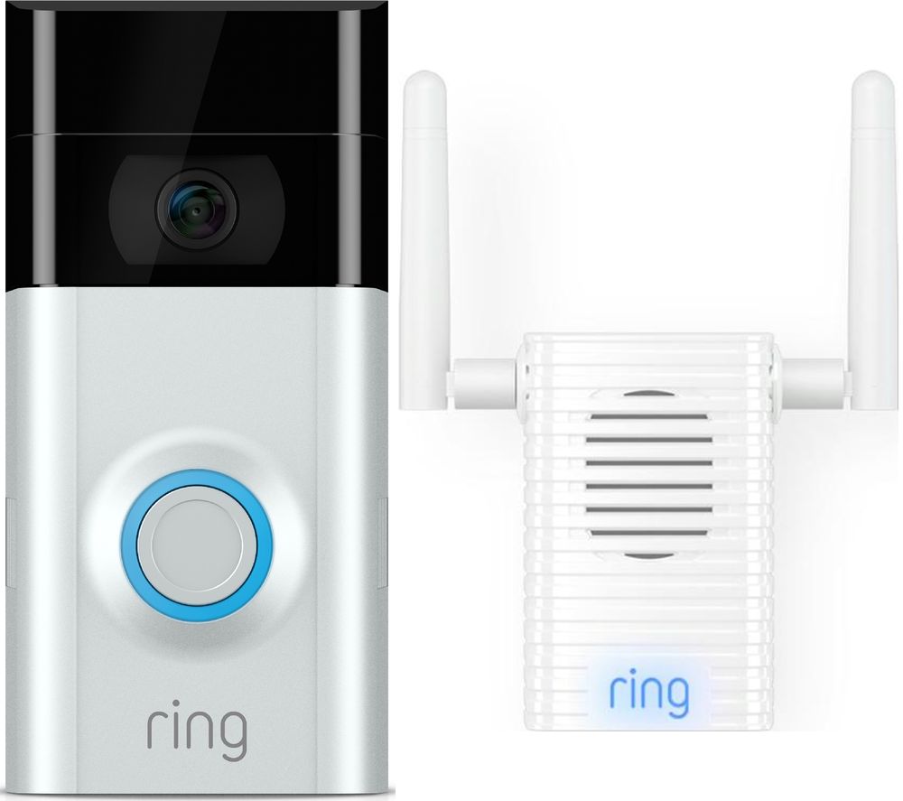 ring video doorbell and chime