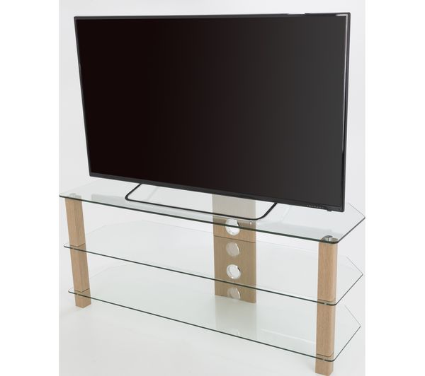 Buy AVF FS1250VALOC3 TV Stand Glass & Oak Free Delivery Currys