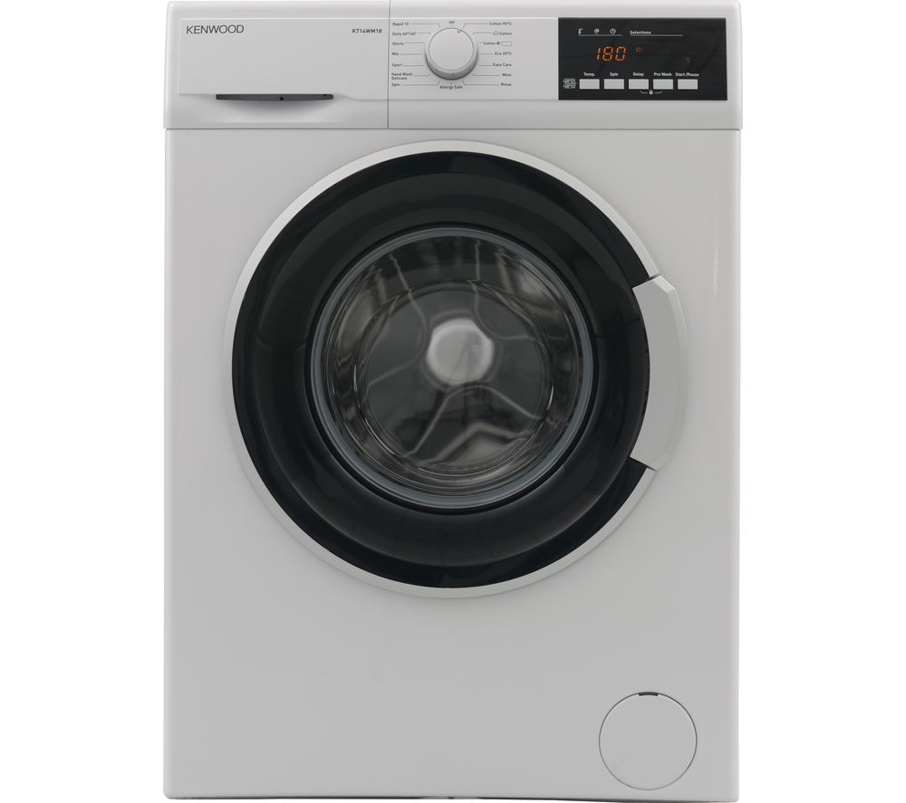 KENWOOD F Series K714WM18 7 kg 1400 Spin Washing Machine – White, White