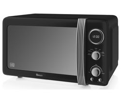 SWAN SM22030BN Solo Microwave - Black
