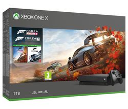 MICROSOFT Xbox One X with Forza Horizon 4 & Forza Motorsport 7