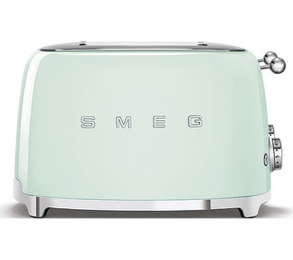 Image of SMEG 50's Retro Style TSF03PGUK 4-Slice Toaster - Green