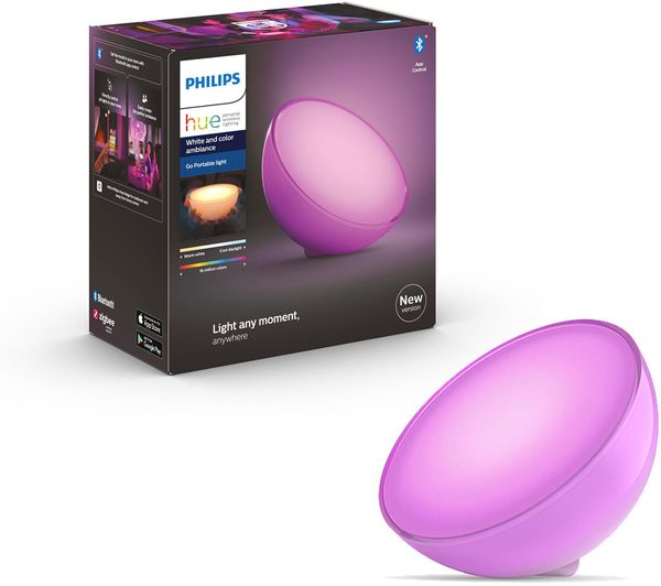 Philips Hue Go 20 White Colour Ambiance Smart Portable Light With Bluetooth