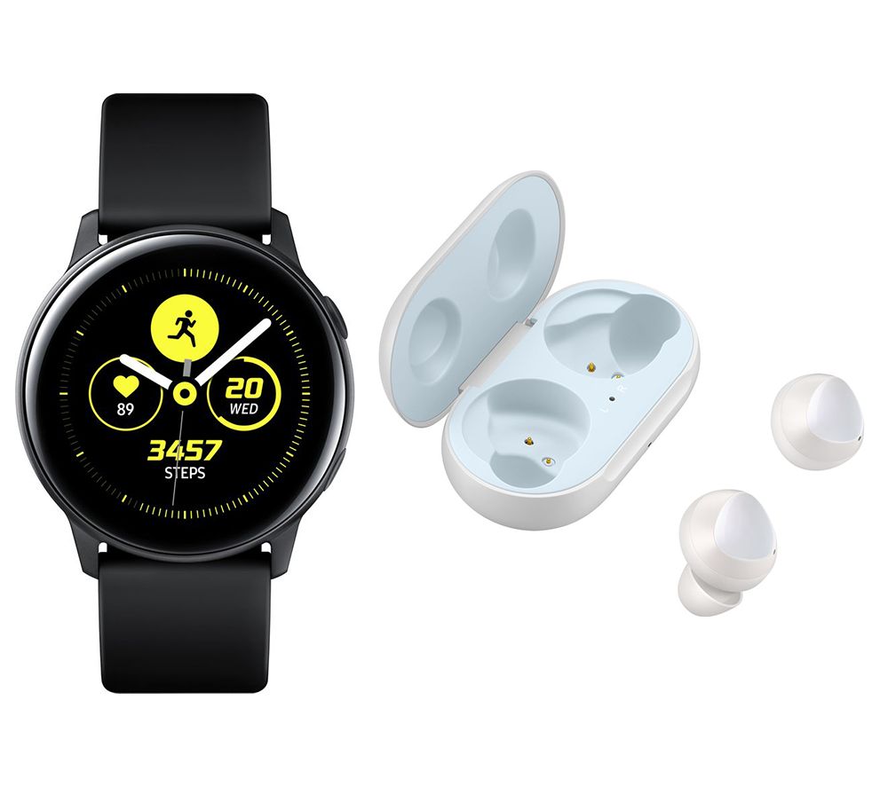 SAMSUNG Galaxy Watch Active 2 4G & White Galaxy Buds Bundle Review