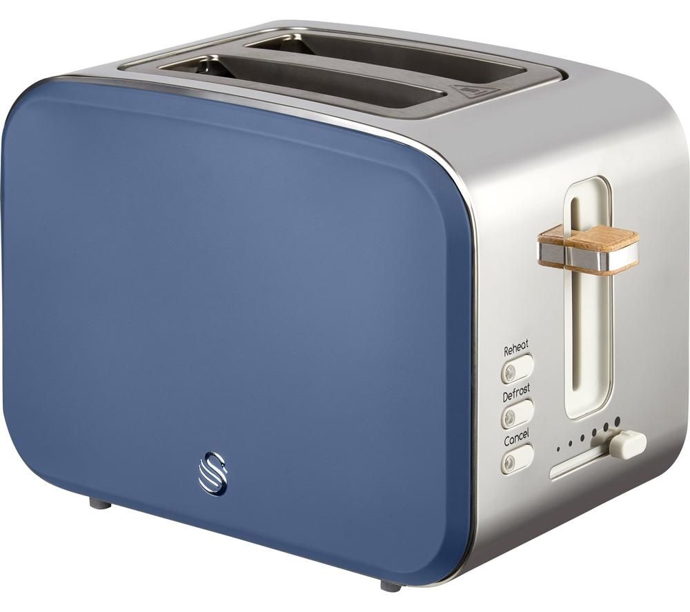 SWAN Nordic ST14610BLUN 2-Slice Toaster - Blue, Blue
