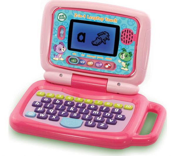 Leapfrog 2 In 1 Leaptop Touch Laptop Pink