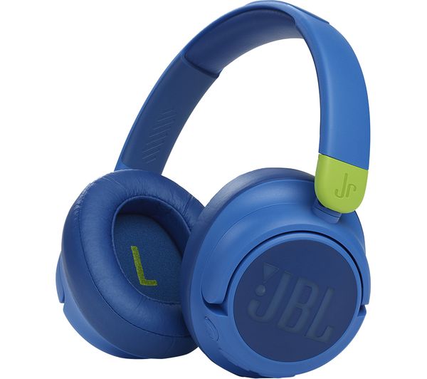 Jbl Jr 460nc Wireless Bluetooth Noise Cancelling Kids Headphones Blue